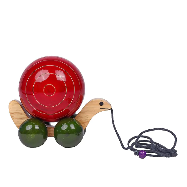 Wooden Snail with Rotating Ball Toddlers 3