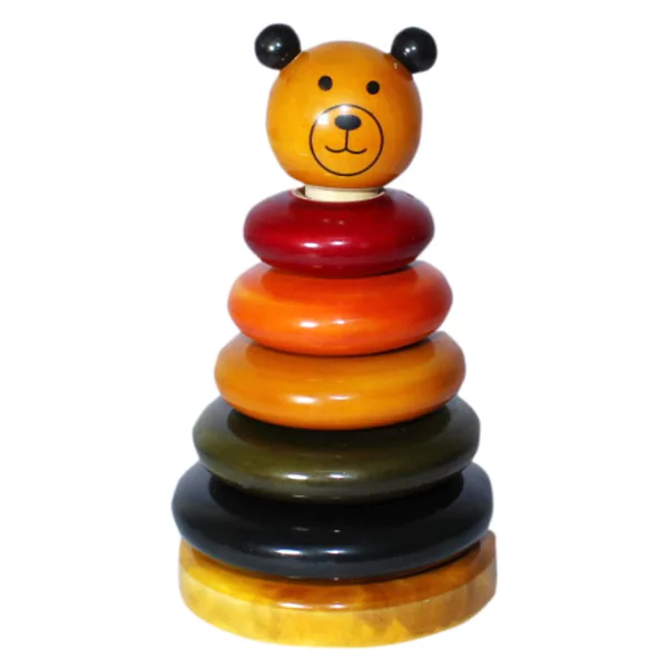 wooden Ring Stacking Toys 1