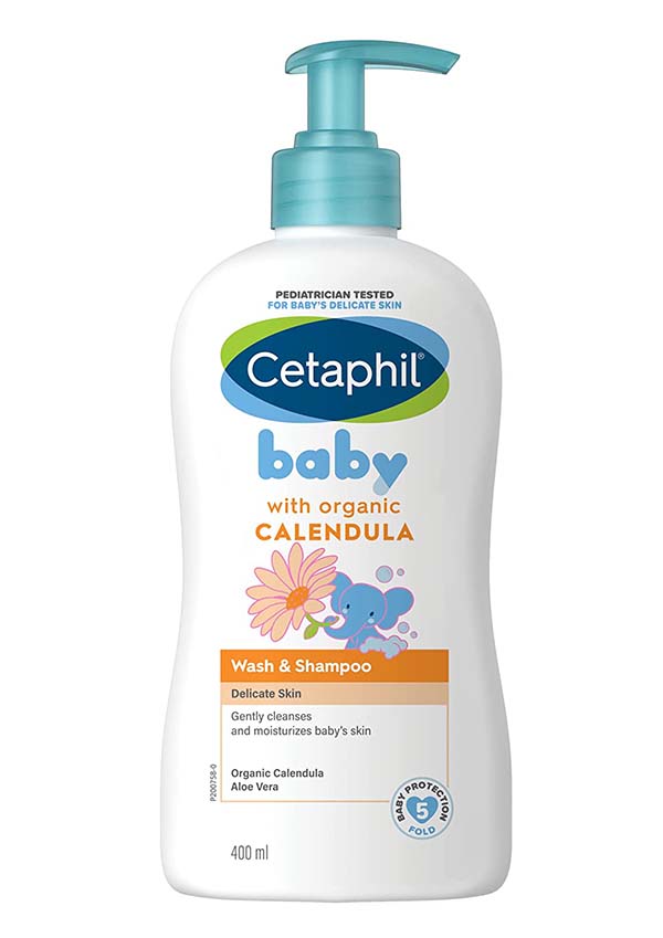 Cetaphil Baby Wash Shampoo with Organic Calendula 400ml Rs1285